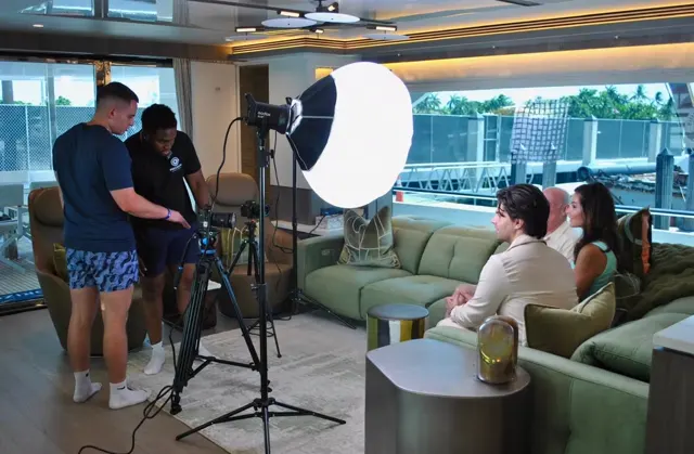 Precision Visual Media camera setup on a shoot